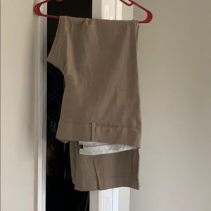 Used beige loft trousers
